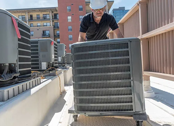 Energy-saving air and heating unit installation by certified professionals.